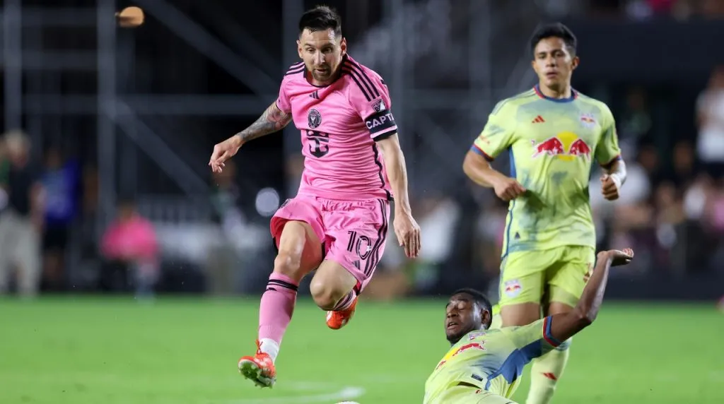 Messi en Inter Miami vs New York Red Bulls. (Foto: Getty Image)