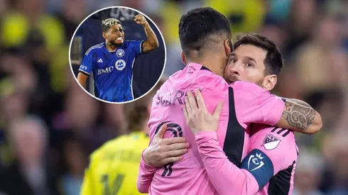 Josef Martínez, Luis Suarez y Lionel Messi.