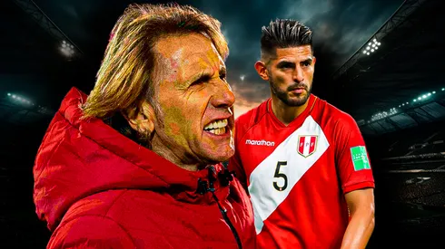Ricardo Gareca y Carlos Zambrano.