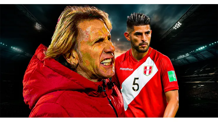 Ricardo Gareca y Carlos Zambrano.