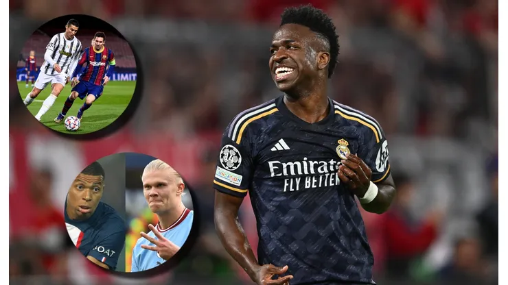 Solo Vinicius sigue el ritmo de CR7 y Messi en la Champions League.