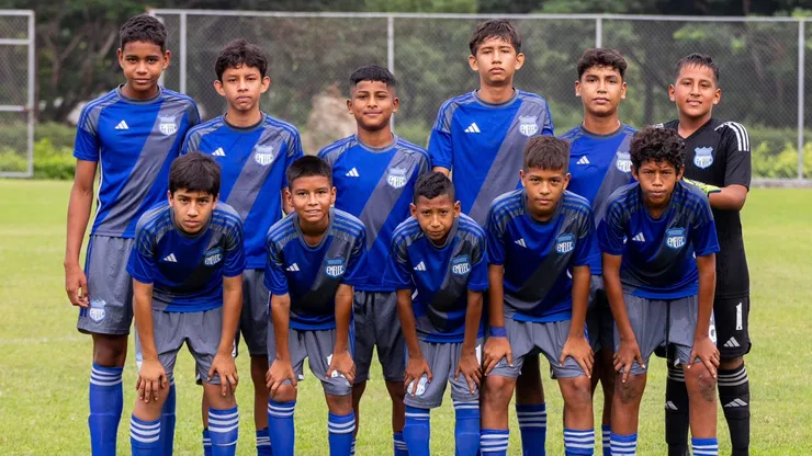 Los jugadores Sub-13 de Emelec