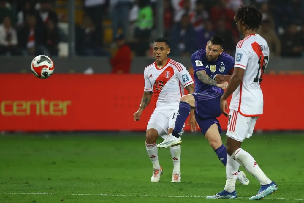 Messi en su último partido ante Perú. (Foto: IMAGO)