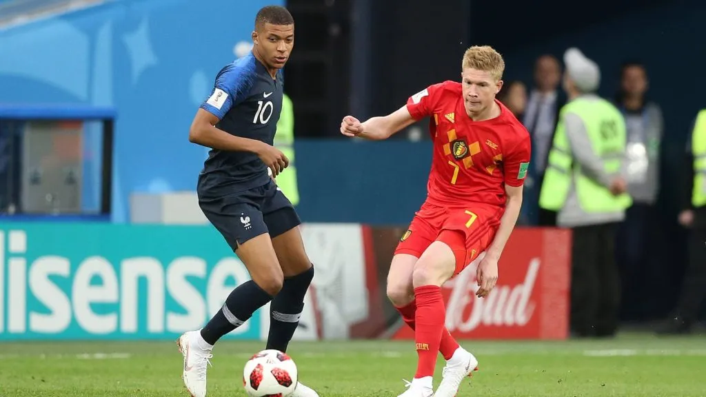 Kevin De Bruyne vs. Mbappé, el duelo que se viene el día lunes: IMAGO