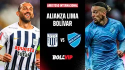 Alianza Lima vs. Bolívar en amistoso internacional.