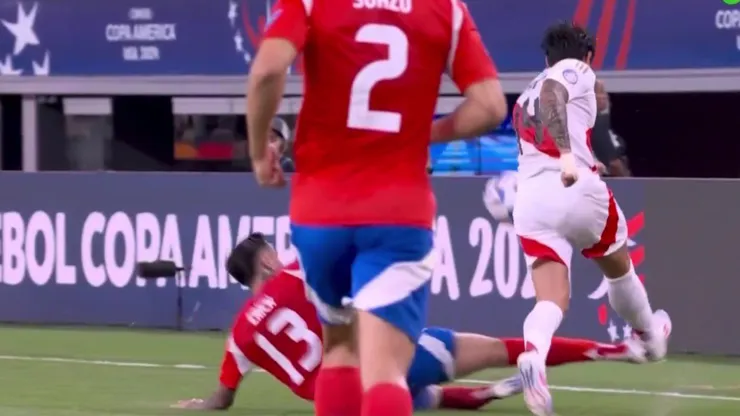 La fuerte falta contra Lapadula