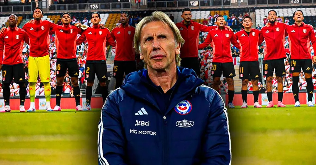 Ricardo Gareca contra Perú. (Foto: Composición BOLAVIP)