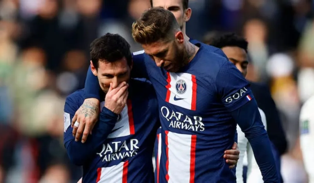 Lionel Messi y Sergio Ramos durante sus tiempos en PSG: IMAGO