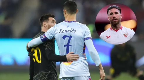 Cristiano Ronaldo. Lionel Messi y Sergio Ramos.