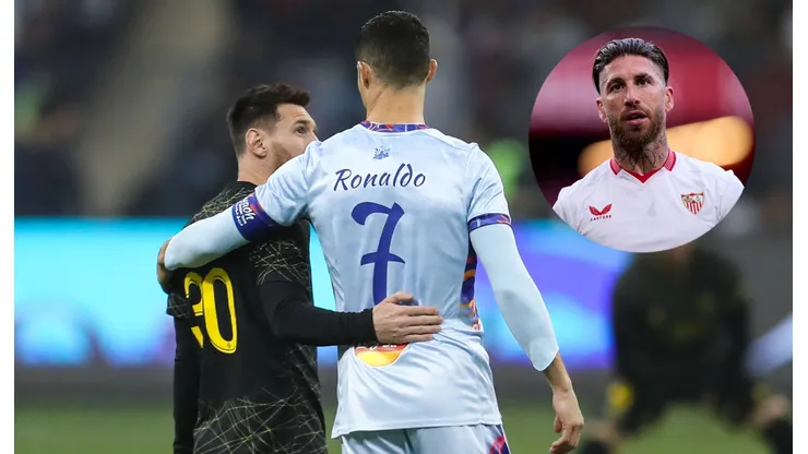 Cristiano Ronaldo. Lionel Messi y Sergio Ramos.