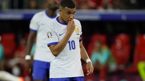 Kylian Mbappé durante el duelo ante Francia.