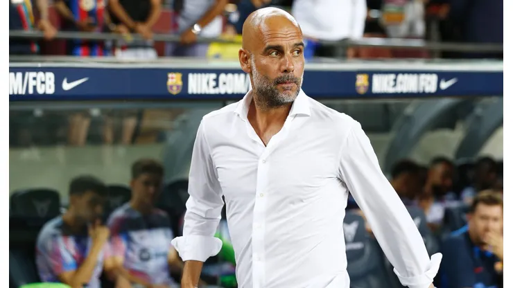 Pep Guardiola en su última visita por Barcelona.
