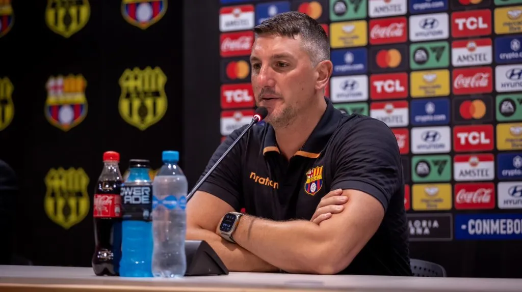 Corengia apenas estuvo 2 meses trabajando en Barcelona SC. (Foto: @BarcelonaSC)