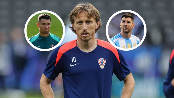 En la Selección de Croacia comparan a Luka Modric con Lionel Messi y Cristiano Ronaldo.