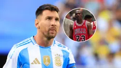 Lionel Messi y Michael Jordan.