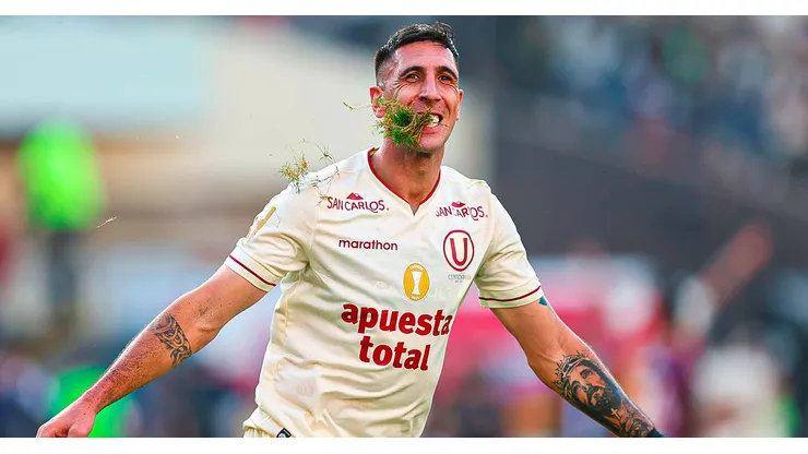 Diego Dorregaray jugando en Universitario.