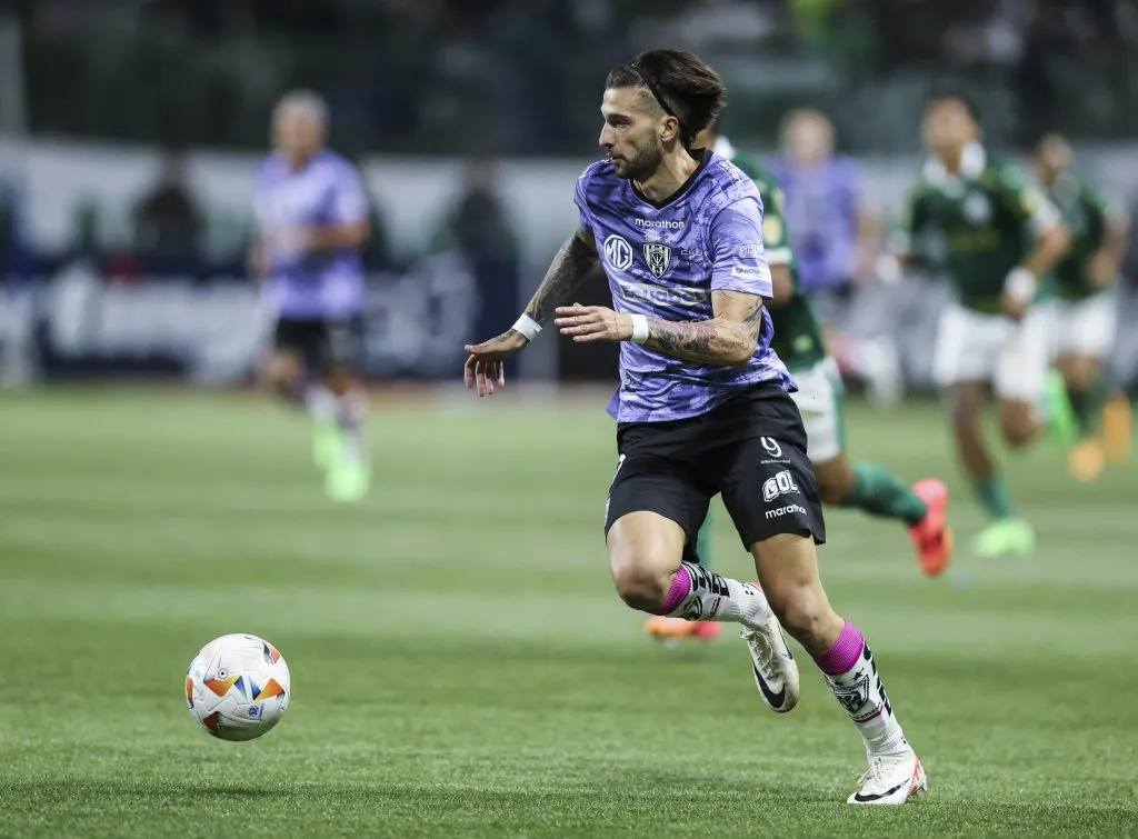 Lautaro Díaz le marcó un gol a Palmeiras en la Copa Libertadores hace pocos meses. (Foto: GettyImages)