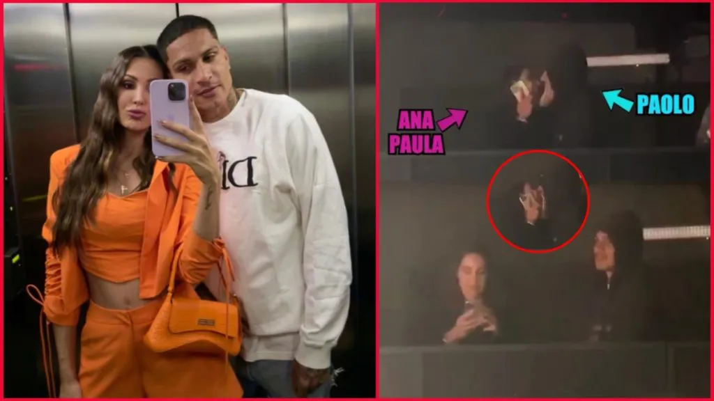 Paolo Guerrero y Ana Paula Consorte en concierto. (Foto: Twitter).