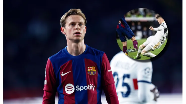 Frenkie De Jong será baja para la Eurocopa tras acción con Valverde.