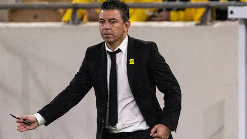 Marcelo Gallardo en uno de sus duelos por Arabia Saudita.