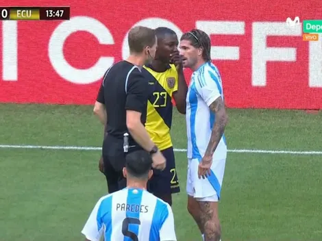 VIDEO | Moisés Caicedo hizo enfurecer a Rodrigo De Paul de esta manera