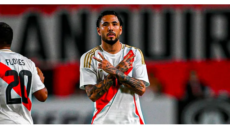 Sergio Peña jugando para Perú y pensando en volver a Alianza Lima.