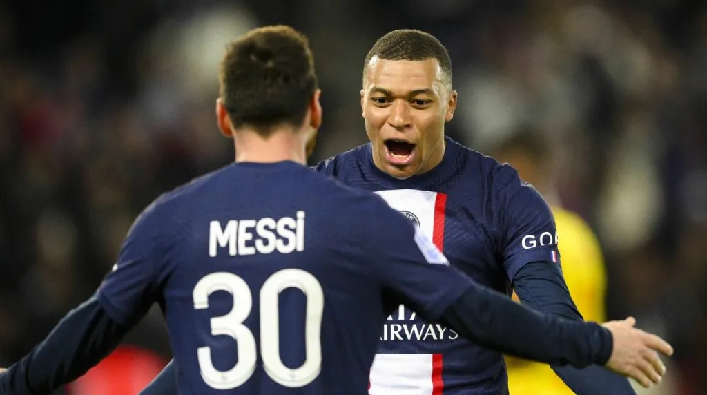 Messi y Mbappé jugaron dos años en el PSG