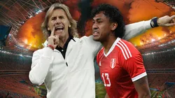 Ricardo Gareca y Renato Tapia.