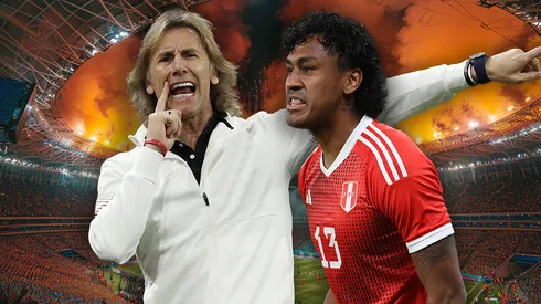 Ricardo Gareca y Renato Tapia.