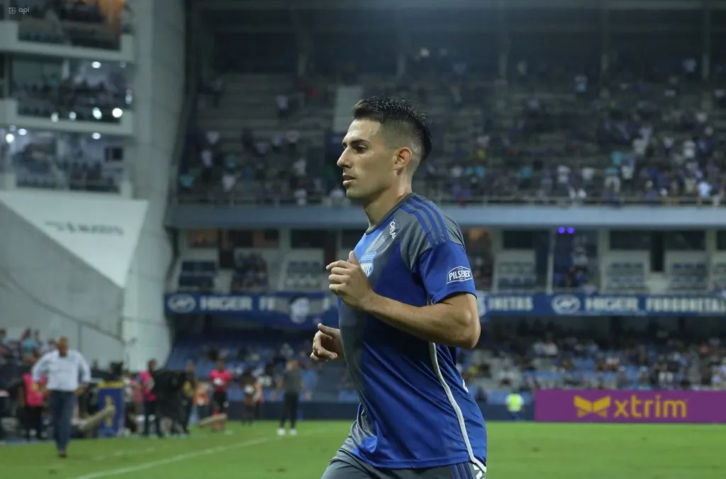 Juan Pablo Ruiz llegó a Emelec a comienzos de este 2024. (Foto: API)