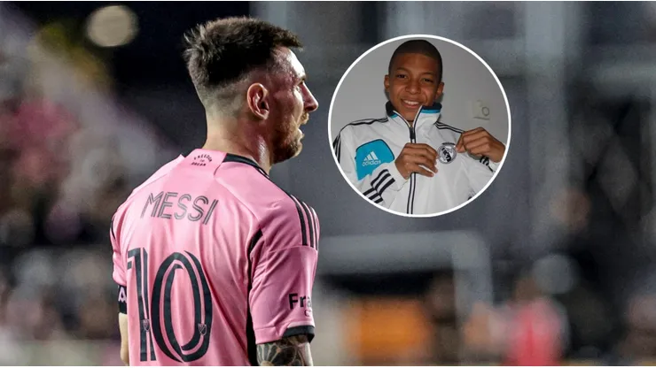 Lionel Messi y Kylian Mbappé.