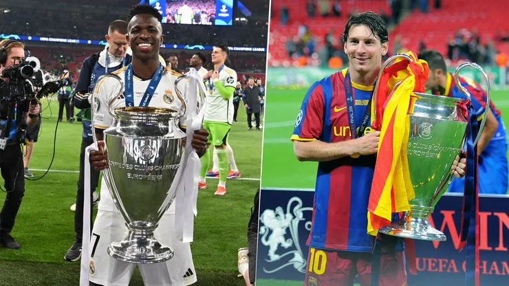 Lionel Messi, a la edad de Vinícius Júnior, ya tenía tres Balones de Oro.