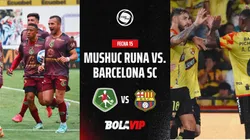 Ver EN VIVO y gratis Mushuc Runa vs. Barcelona por la LigaPro vía Star Plus
