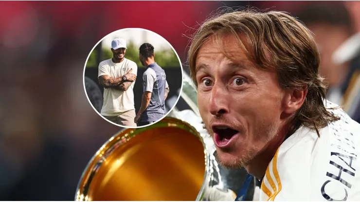 David Beckham, Lionel Messi y Luka Modric.