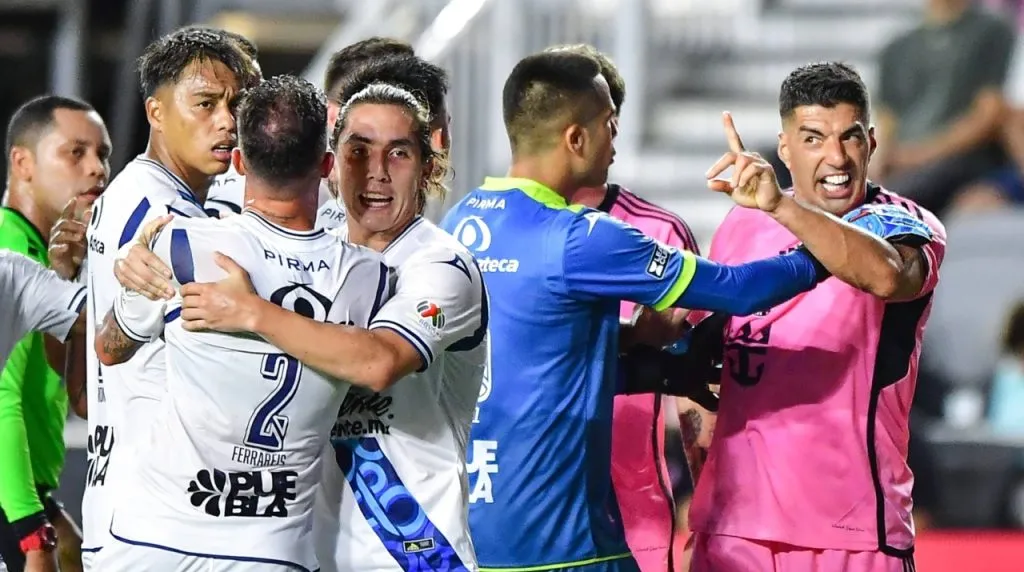 Suárez en el partido Inter Miami vs Puebla. (Foto: Imago)