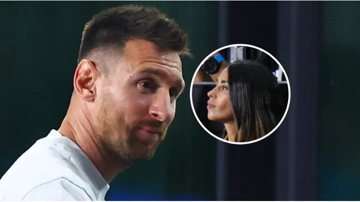 Lionel Messi y Antonela Roccuzzo.