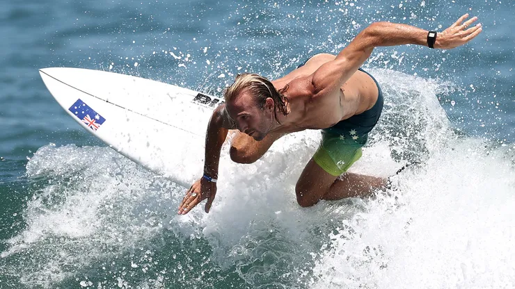 Los atletas de Surf compiten fuera de Francia por los Juegos Olímpicos 2024.