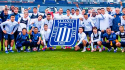 Alianza Lima entrenando para el clásico de Perú ante Universitario.