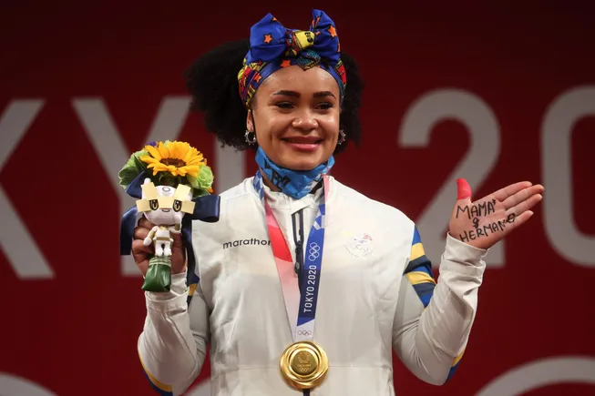 Neisi Patricia Dajomes Barrera es la primera mujer ecuatoriana en ganar una medalla olímpica. (Foto: GettyImages)