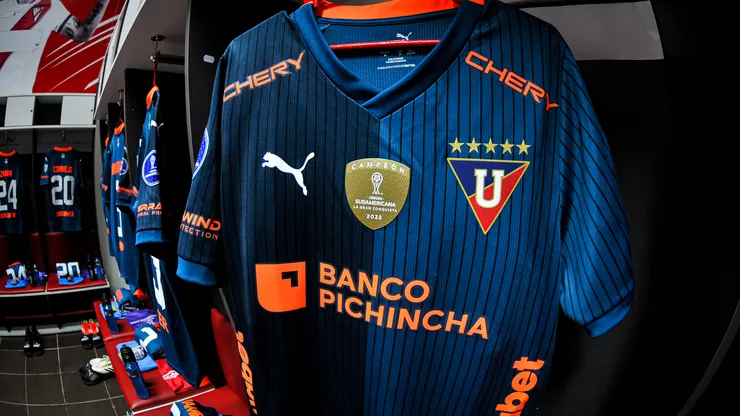 La camiseta de Liga para jugar ante Always Ready (Foto: @LDU_Oficial) 