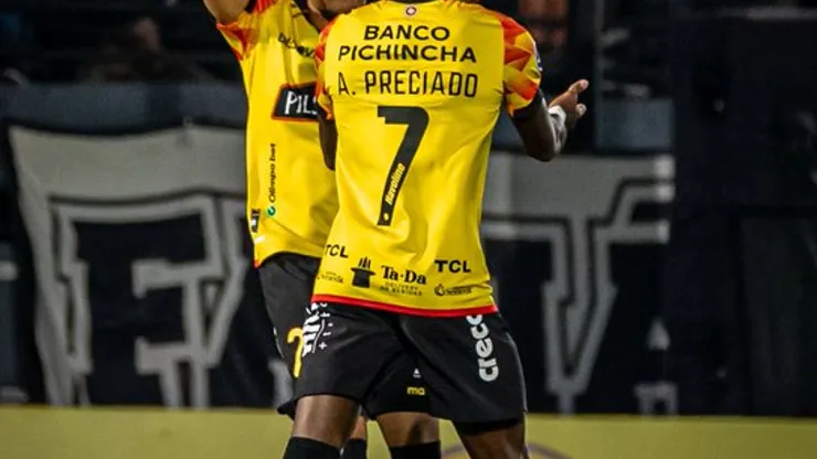 Adonis Preciado metió el primero para Barcelona SC (Foto: @BarcelonaSC)