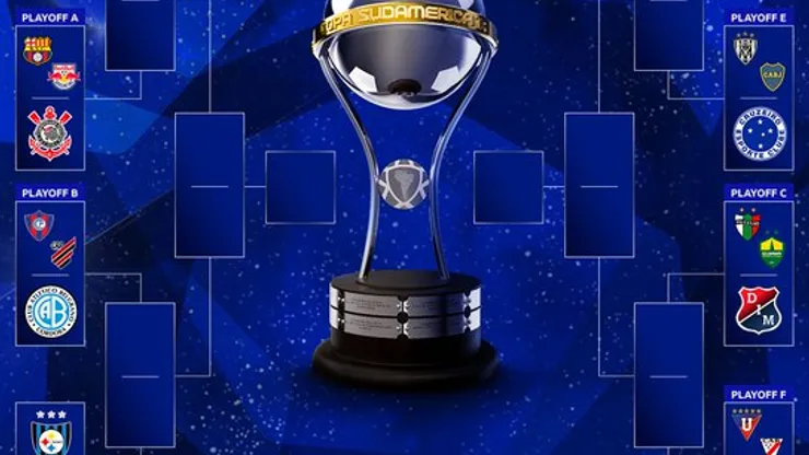 Así está el cuadro de la Copa Sudamericana. (Foto: @Sudamericana)