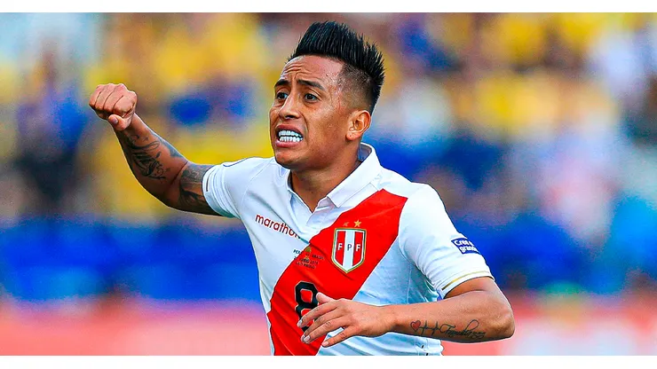 Christian Cueva jugnado para Perú.