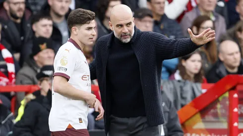 Julián Álvarez, ante la salida de Kevin De Bruyne del Manchester City, tendría mayor protagonismo en el esquema de Pep Guardiola.