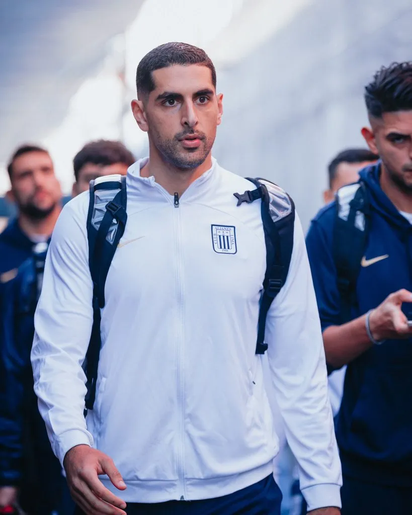 Pablo Sabbag en la previa del partido de Alianza Lima. (Foto: Alianza Lima).