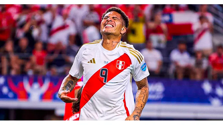 Paolo Guerrero, delantero de la Selección Peruana.