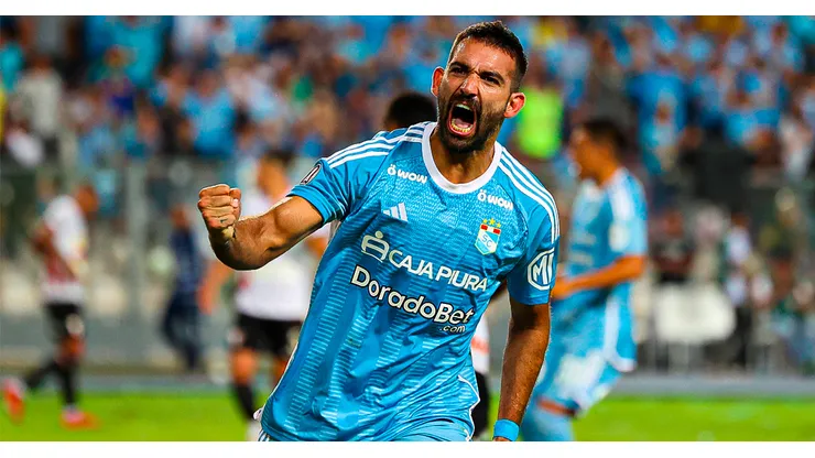 Martín Cauteruccio, jugador de Sporting Cristal de Perú.