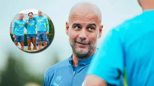 Pep Guardiola inició trabajos en Manchester City.