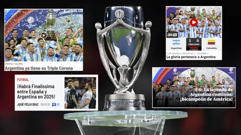 En medio de las noticias sobre España campeón, también hubo espacio para Argentina.