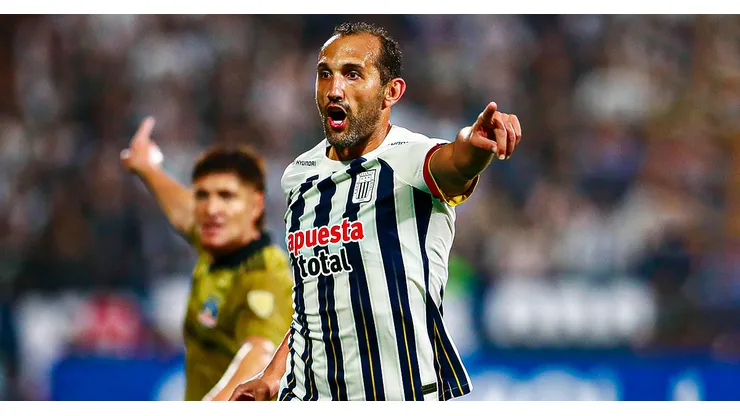 Hernán Barcos, jugador de Alianza Lima de Perú.